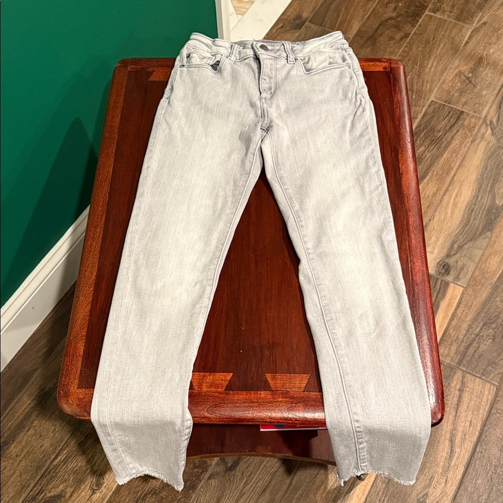 DL1961 Light Gray Straight Leg Jeans